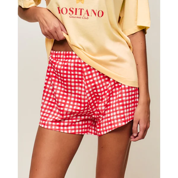 Ensemble de pyjama coton imprimé message Positano Gourmet Club