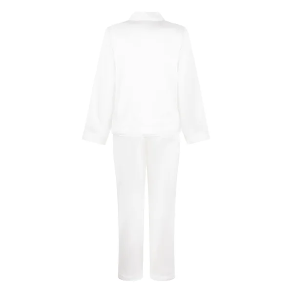 Ensemble de pyjama en satin Shiny - Blanc