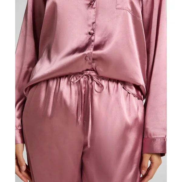 Ensemble de pyjama en satin Shiny - Rose