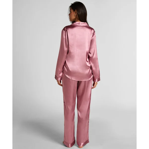Ensemble de pyjama en satin Shiny - Rose