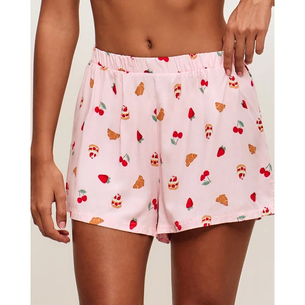 Ensemble de pyjama à motifs fruits et gâteaux