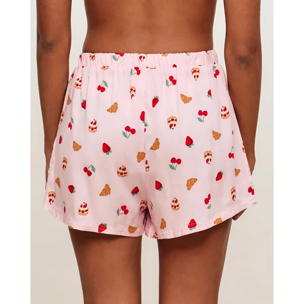 Ensemble de pyjama à motifs fruits et gâteaux
