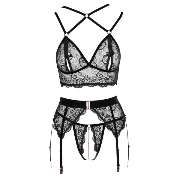Ensemble dentelle ouverte