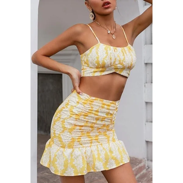 Ensemble Jaune De Plage