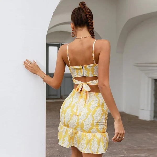 Ensemble Jaune De Plage