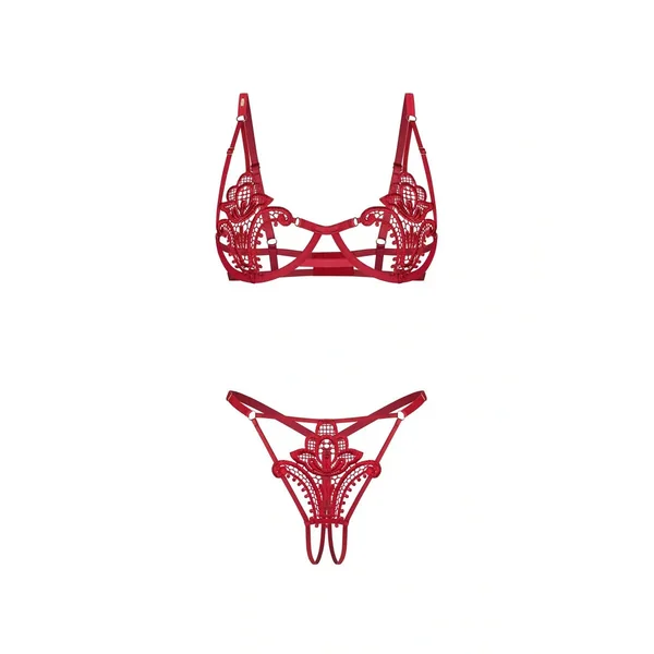 Ensemble Luise Sublim rouge