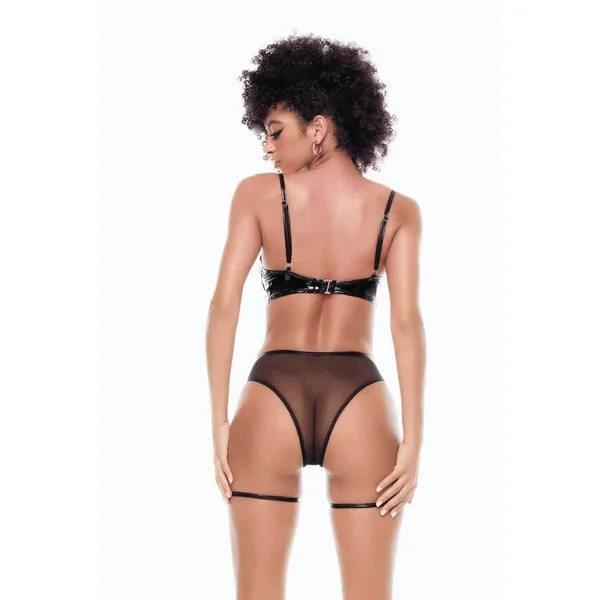 Ensemble ouvert vinyle noir