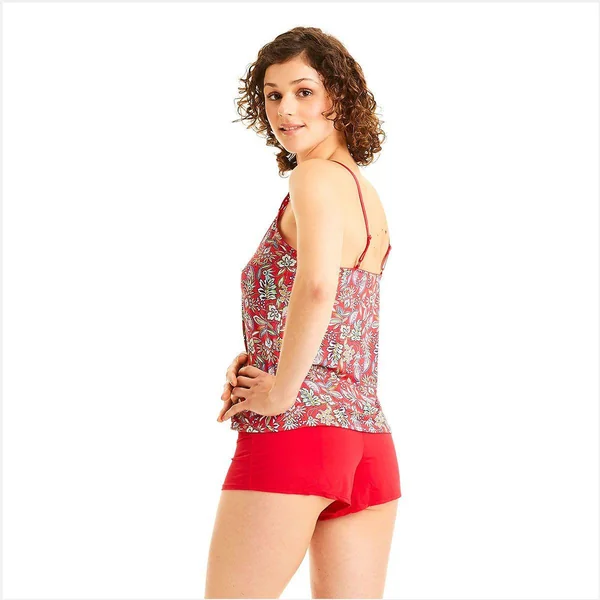 Ensemble pyjama - Caraco et short Rouge Pomm Poire Pomm Poire