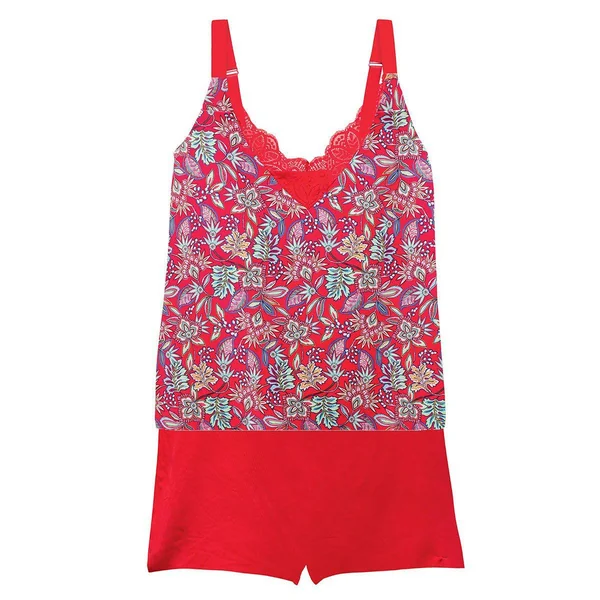 Ensemble pyjama - Caraco et short Rouge Pomm Poire Pomm Poire