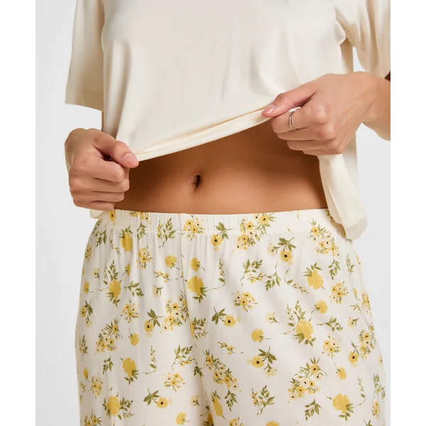Ensemble Pyjama Daisy - Blanc