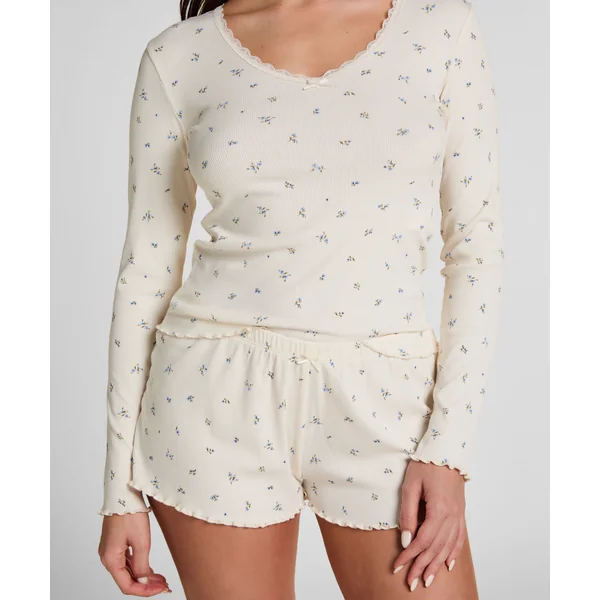 Ensemble Pyjama Daisy - Blanc