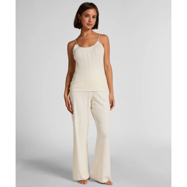 Ensemble Pyjama Pointelle - Blanc