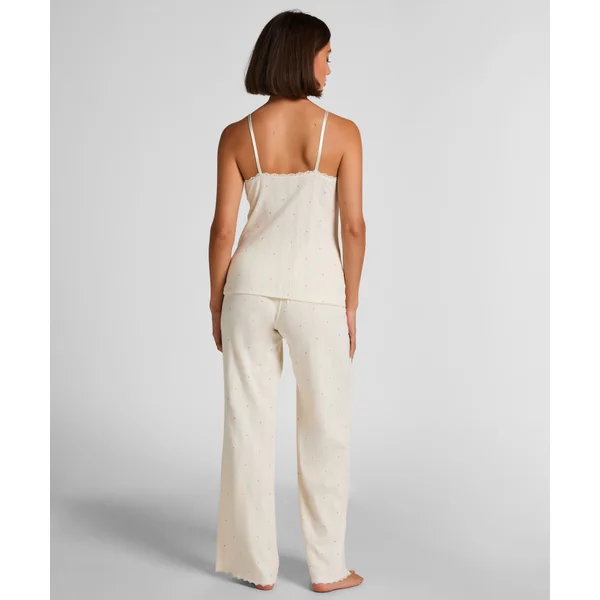 Ensemble Pyjama Pointelle - Blanc