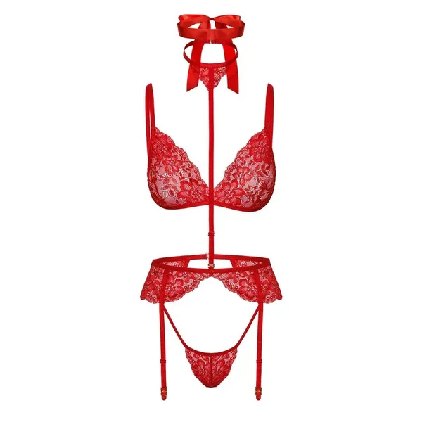 Ensemble Red Lace Kiss 243