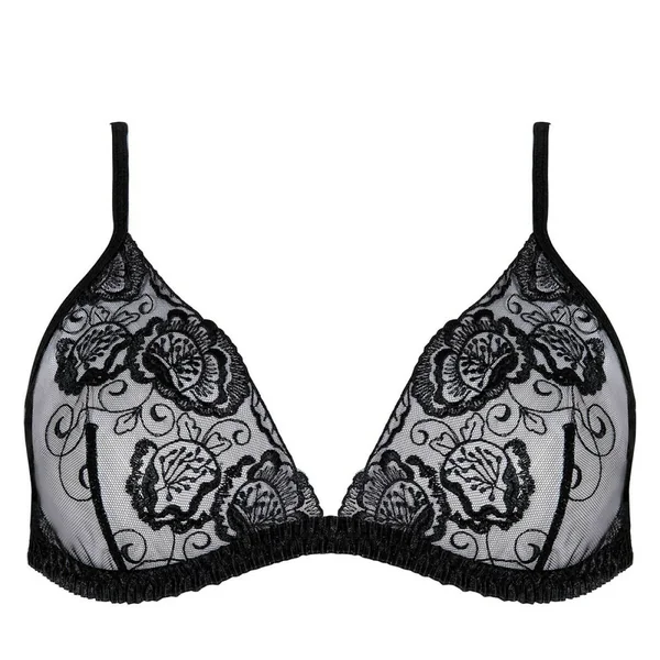 Ensemble soutien-gorge et culotte noire en dentelle Anais Lingerie