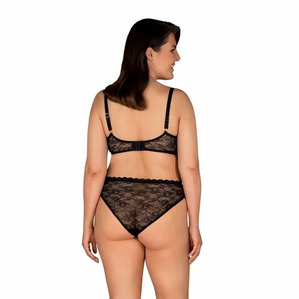 Ensemble Soutien-gorge push-up et Culotte - Noir Obsessive