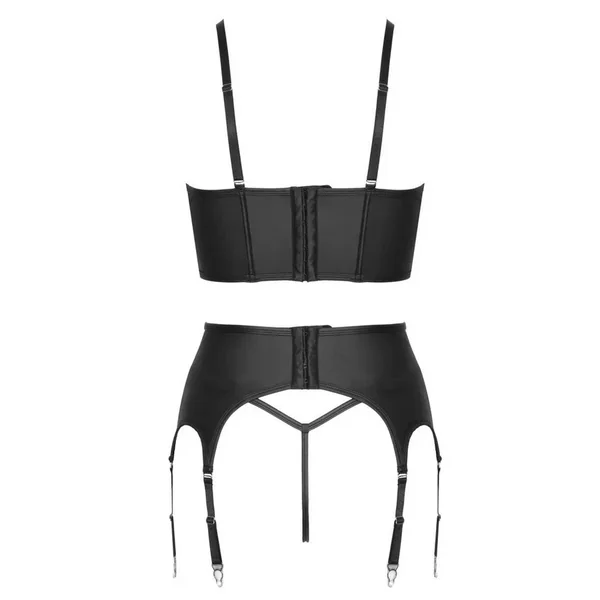 Ensemble wetlook bustier