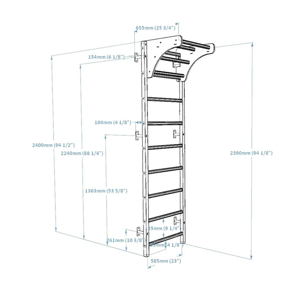 Espalier gymnastique Benchk - 711B