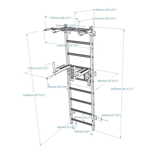 Espalier gymnastique Benchk - 722B