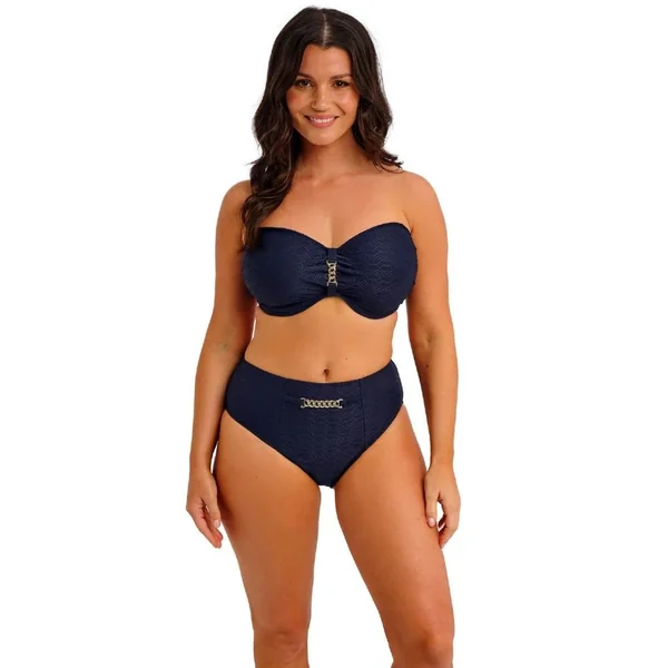 Fantasie Swimwear - Culotte de bikini haute Minuit Medium Azores
