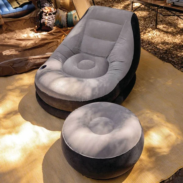 Fauteuil & Pouf Ultra lounge