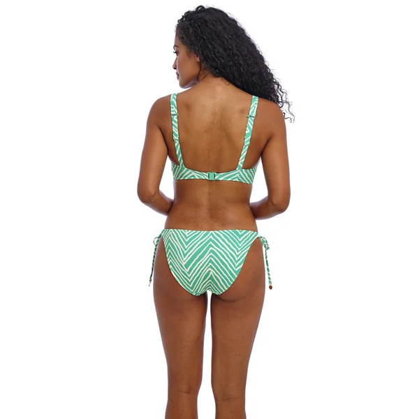 FIJI FALLS Slip Bikini à nouettes marine Freya Maillots