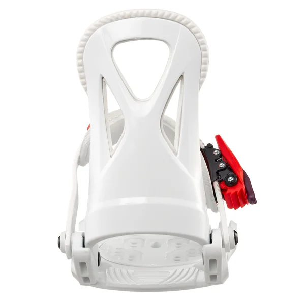 Fixations snowboard rapide enfant - Faky XS - blanche et rouge