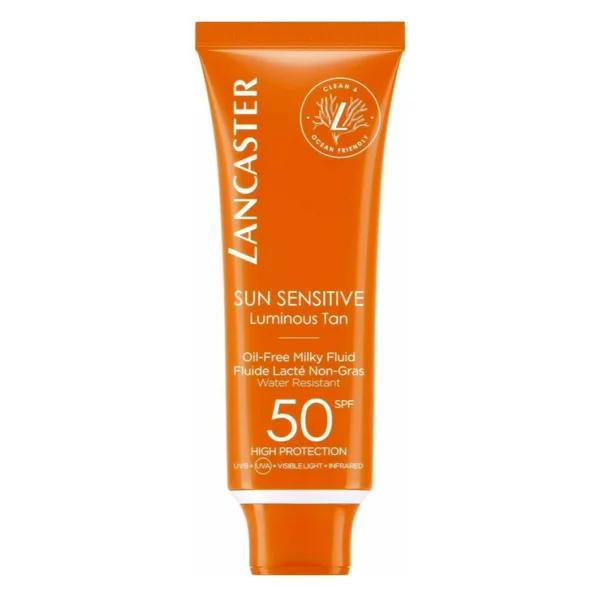 Fluide Lacté Non Gras Visage Spf 50 - Sun Sensitive Lancaster Solaire
