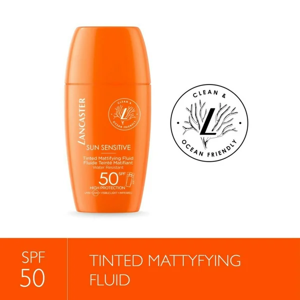 Fluide Matifiant Teinte Spf 50 - Sun Sensitive Lancaster Solaire