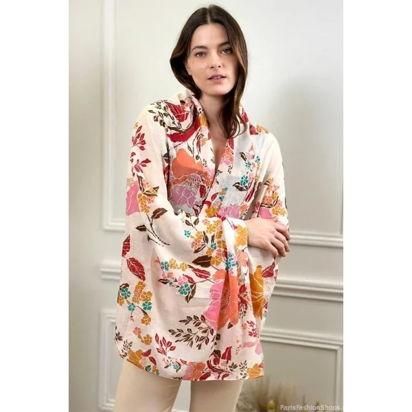 Foulard Bohème Fleuri