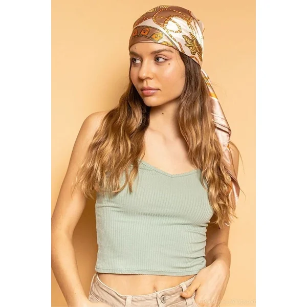 Foulard Cheveux Bohème Rétro