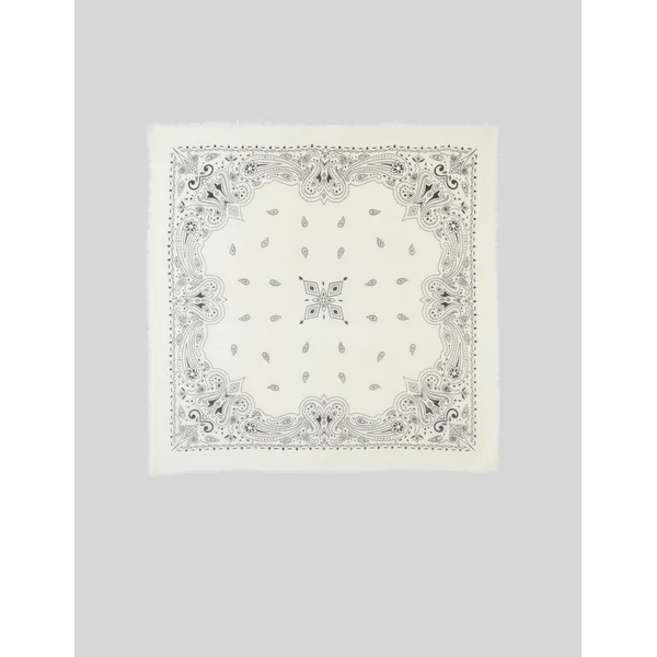 Foulard en laine Blanc écru