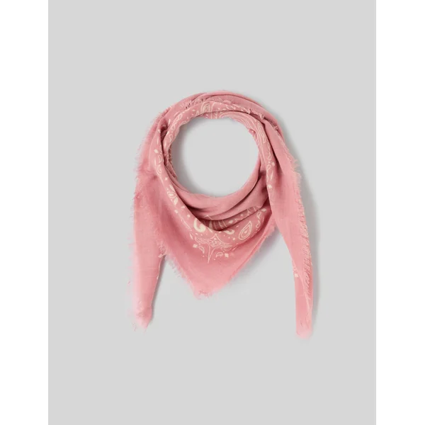 Foulard en laine Rose pâle