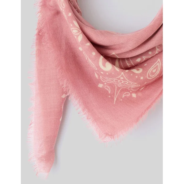 Foulard en laine Rose pâle