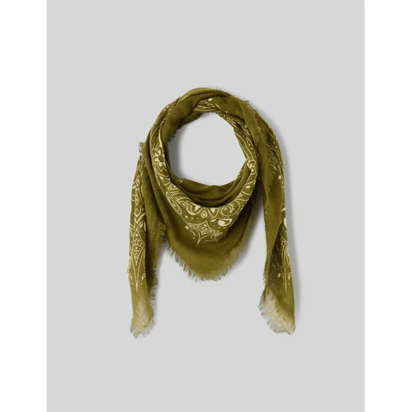 Foulard en laine Vert kaki