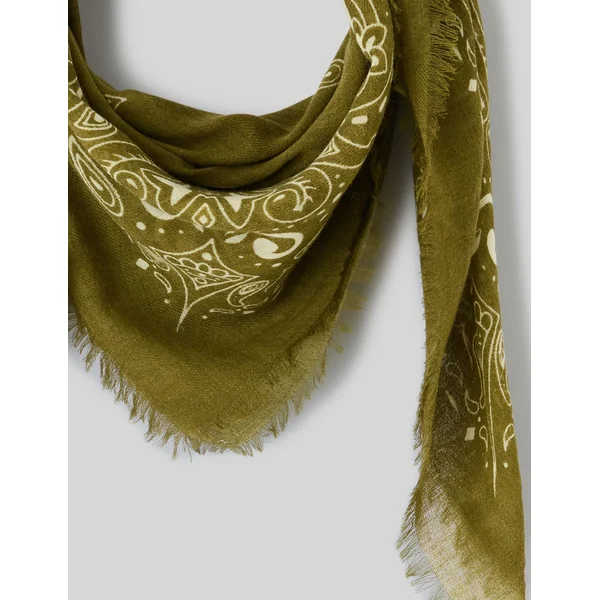 Foulard en laine Vert kaki