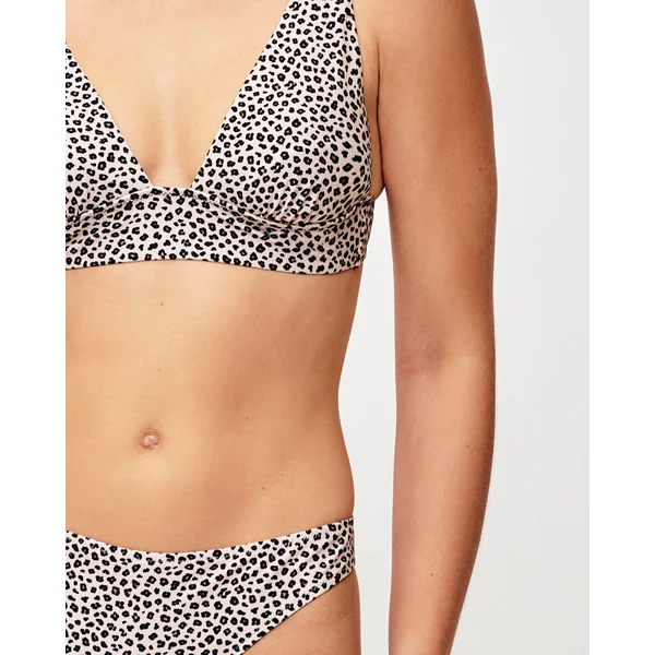 Foulard - Haut de maillot de bain léopard