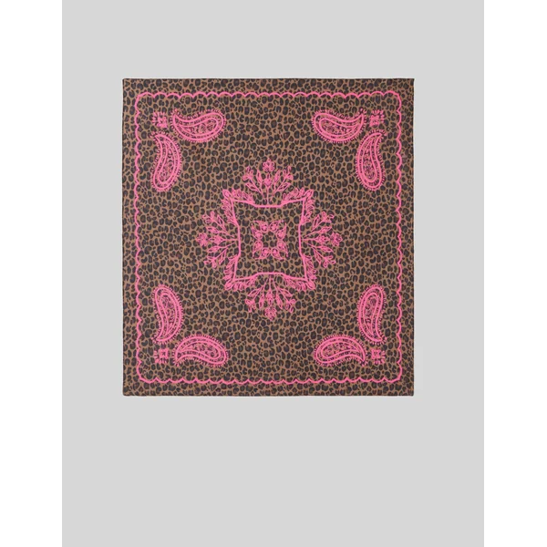 Foulard imprimé camel