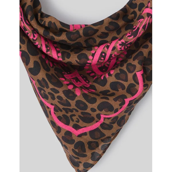 Foulard imprimé camel