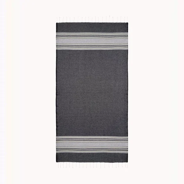 Fouta à rayures Lola noir en coton Passionata Lola