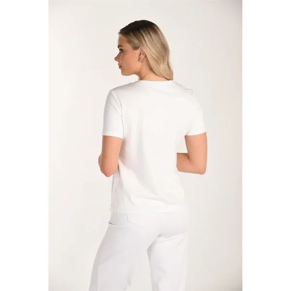 Frank Lyman Design - Chandail à manches courtes en tricot Blanc cassé Large