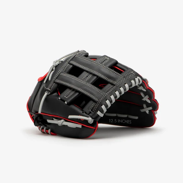 Gant de Baseball Adulte pour Lanceur Droitier BA100 - Noir/Rouge