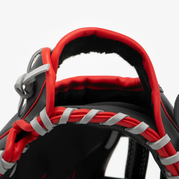 Gant de Baseball Adulte pour Lanceur Droitier BA100 - Noir/Rouge