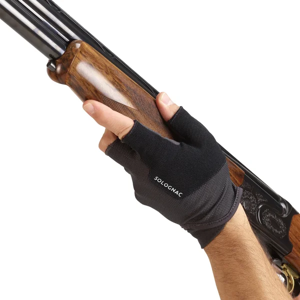 GANTS MITAINES BALL TRAP NOIRES