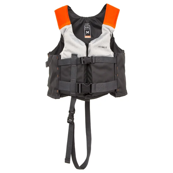 Gilet aide à la flottabilité 50n+ gris kayak stand up paddle dériveur
