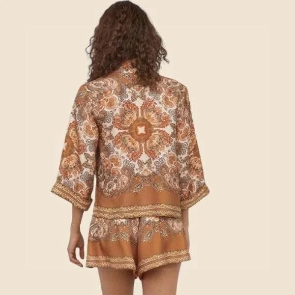 Gilet blouse bohème