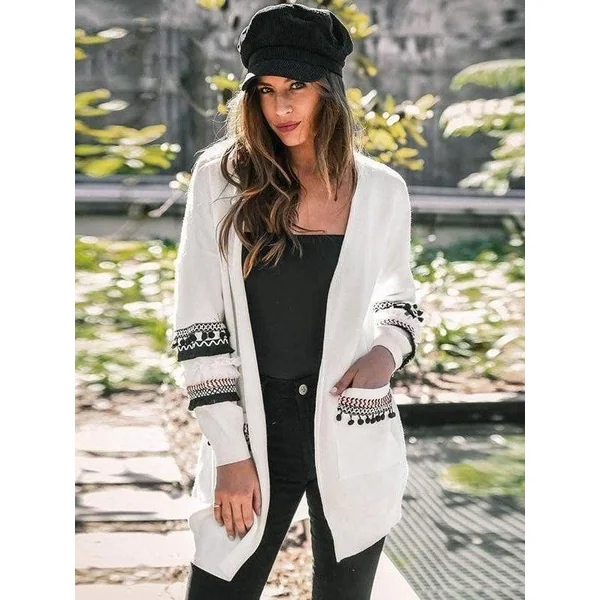Gilet Bohème Long Broderie