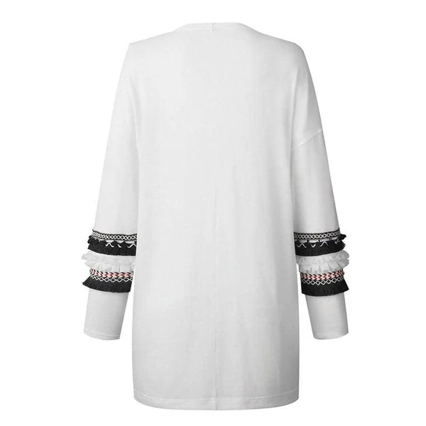 Gilet Bohème Long Broderie