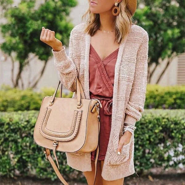 Gilet Bohème Tricot