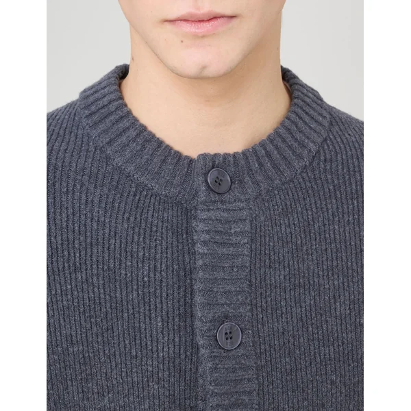 Gilet boutonné Gris foncé